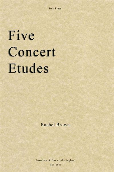R. Brown: Five Concert Etudes, Fl