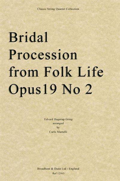 E. Grieg: Bridal Procession from Folk Life,, 2VlVaVc (Part.)