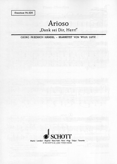 G.F. Händel: Arioso , Salono (KlavdirSt)
