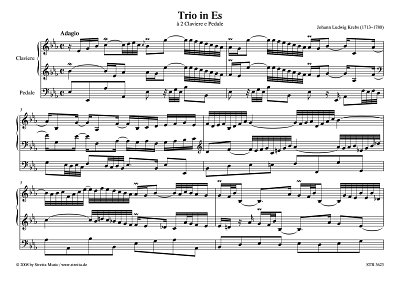 DL: J.L. Krebs: Trio in Es a 2 Claviere e Pedale
