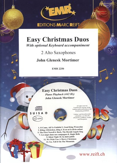 J.G. Mortimer: Easy Christmas Duos, 2Asax (+CD)