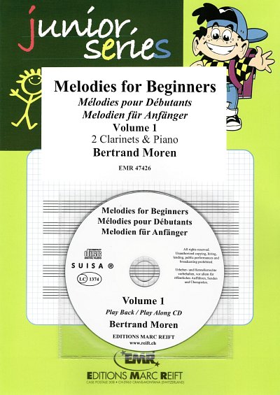 B. Moren: Melodies for Beginners Volume 1, 2KlarKlav (+CD)