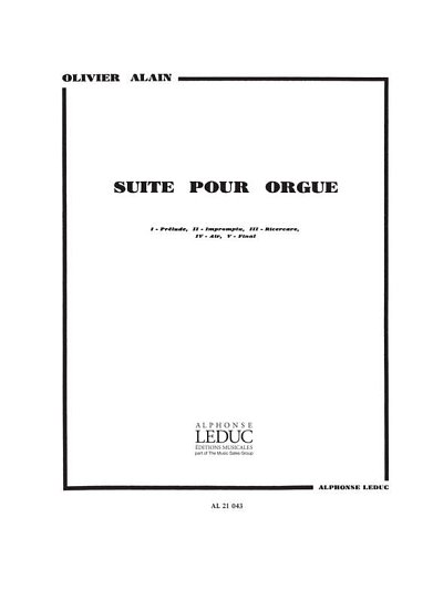 O. Alain: Suite, Org