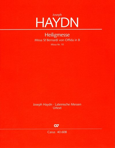 J. Haydn: Missa Sancti Bernardi von Offid, GesChOrch (Part.)
