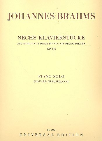 J. Brahms: 6 Klavierstücke op. 118 