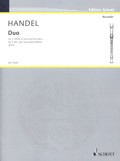AQ: G.F. Händel: Duo F-Dur, 2Ablf/2Sblf (Sppa) (B-Ware)