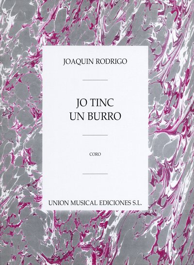 J. Rodrigo: Yo Tinc Un Burro Para Coro, GchKlav (KA)
