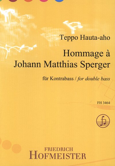 T. Hauta-Aho: Hommage à Johann Matthias Sperger, Kb