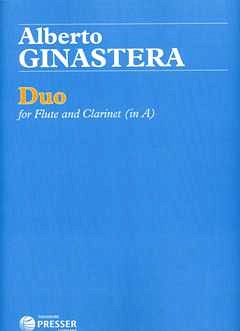A. Ginastera: Duo for Flute and Clarinet, FlKlar (Sppa)