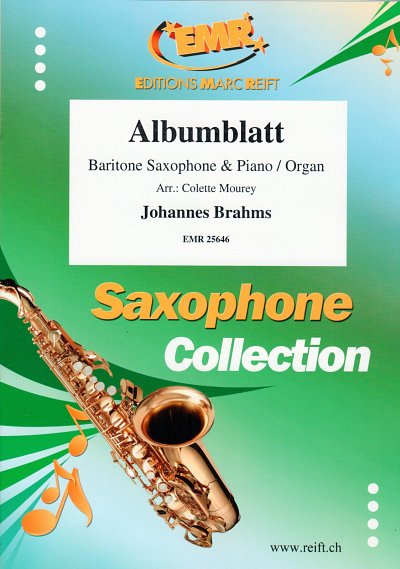 J. Brahms: Albumblatt, BarsaxKlav/O