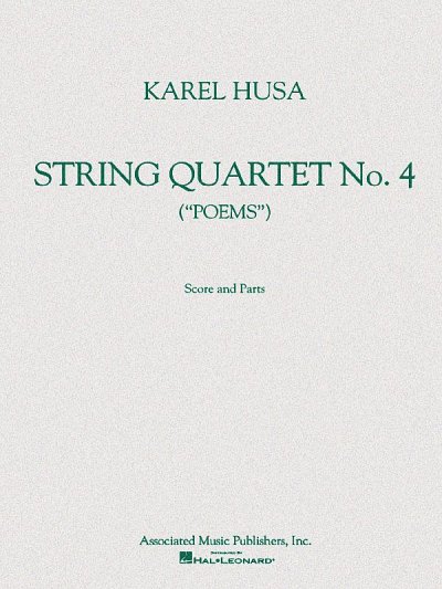 K. Husa: String Quartet No. 4, 2VlVaVc (Pa+St)