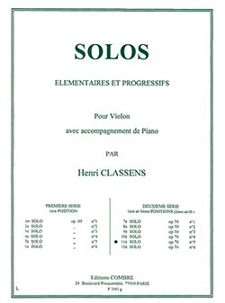H. Classens: Solo n°11 Op.70 n°5 (deuxièm, VlKlav (KlavpaSt)
