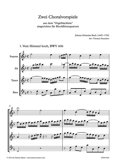 DL: J.S. Bach: Zwei Choralvorspiele aus dem 