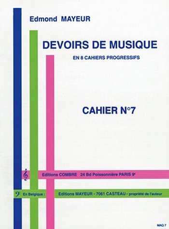 E. Mayeur: Devoirs de musique 7, Ges/Mel