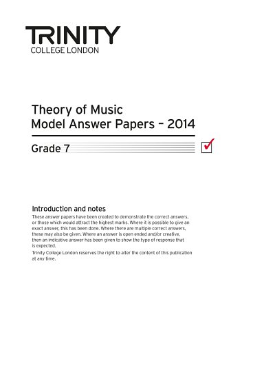 Theory Model Answers 2014 - Grade 7