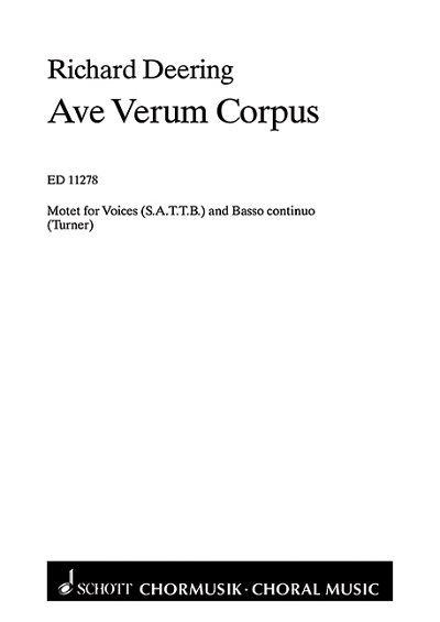 R. Dering: Ave verum corpus