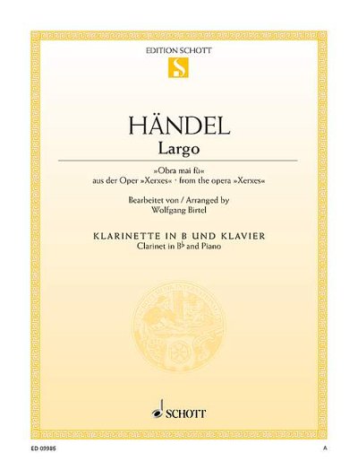 DL: G.F. Händel: Largo, KlarKlav