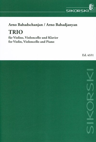 A. Babadschanjan: Trio fuer Violine, Violo, Klavtrio (Stsatz