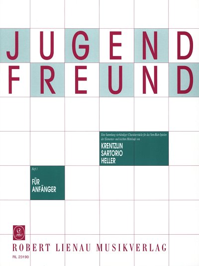 M.P. Heller: Jugendfreund Heft 1, Klav4m