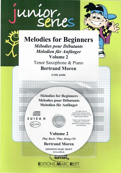 B. Moren: Melodies For Beginners - Volume 2, TsaxKlv (+CD)
