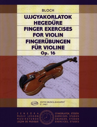 J. Bloch: Fingeruebungen op.16, Viol