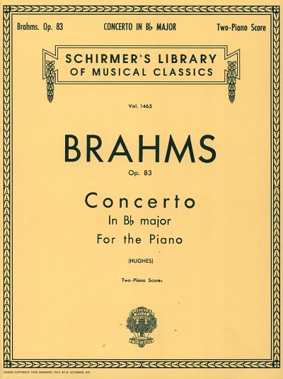 J. Brahms: Concerto No. 2 in Bb, Op. 83, Klav4m (Sppa)