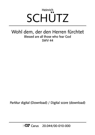H. Schütz: Wohl dem, der den Herren fürchtet dorisch SWV 44 (1619)
