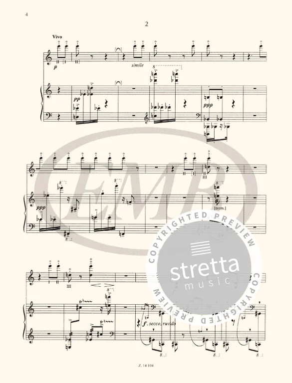 G. Kurtág: Tre pezzi op. 14e, VlKlav (Sppa) (2)