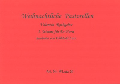 J.V. Rathgeber: Weihnachtliche Pastorellen, Varblaso (St3Es)