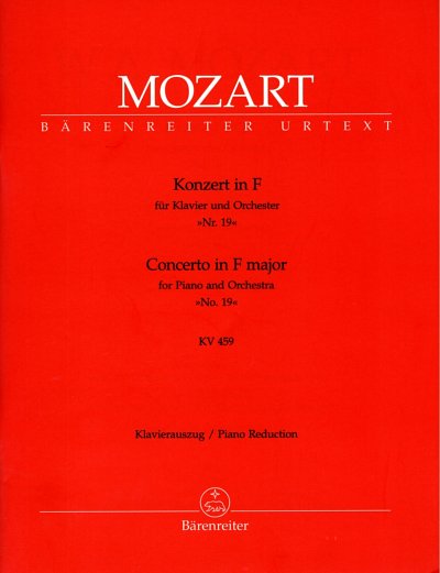 W.A. Mozart: Konzert Nr. 19 F-Dur KV 459, KlavOrch (KA)