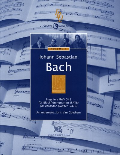 J.S. Bach: Fuga in a BWV 543, 4Blf (Pa+St)