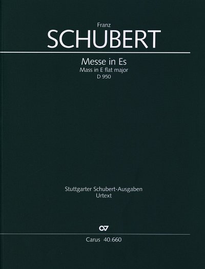 F. Schubert: Messe in Es D 950, 5GesGchOrch (Part.)