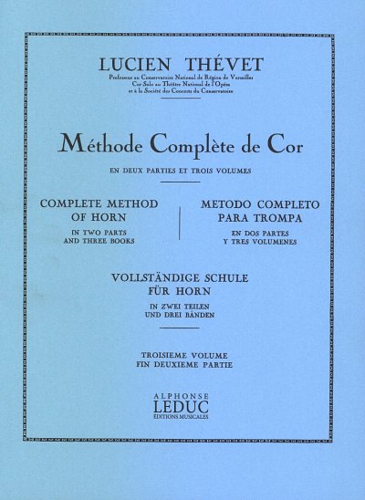 L. Thevet: Lucien Thevet: Complete Method of Ho, Hrn (Part.)