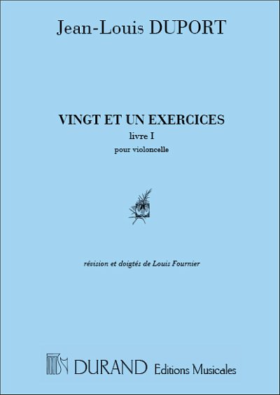 J. Duport: Vingt Et Un (21) Exercices Vol 1 Viol, Vc (Part.)