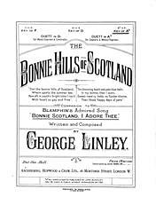 DL: G. Linley: The Bonnie Hills Of Scotland, GesKlav