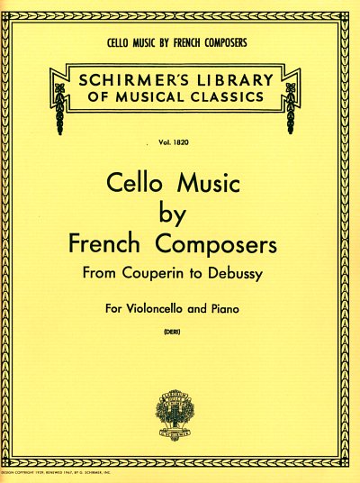 O. Deri: Cello Music by French Composers