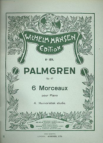 S. Palmgren: Six Pieces Op. 67 No. 4 'Humorous Study', Klav