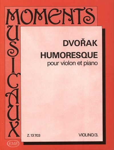 A. Dvorak: Humoresque Op 101/7, VlKlav