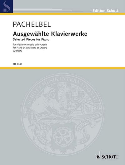 DL: J. Pachelbel: Ausgewählte Klavierwerke, Klav/Cemb/Or