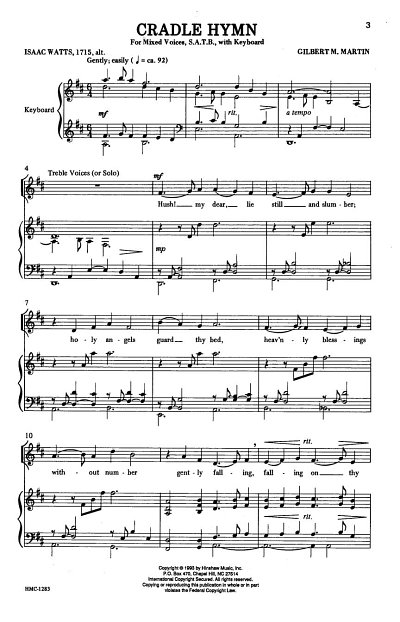 G.M. Martin: Cradle Hymn