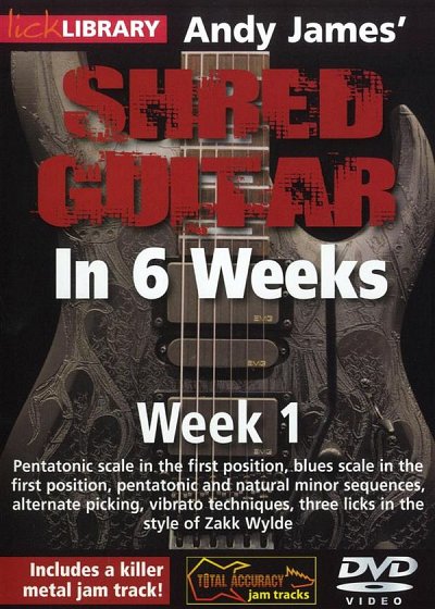 Andy James' Shred Guitar In 6 Weeks - Week 1, Git (DVD)