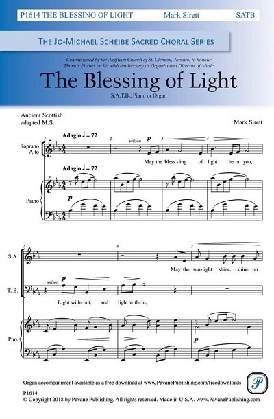 M. Sirett: The Blessing of Light, GchKlav (Chpa)