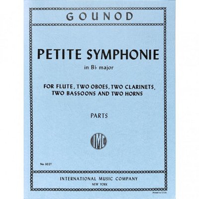 C. Gounod: Petite Symphonie in B flat, Fl2Ob2Kl2H2F (Stsatz)