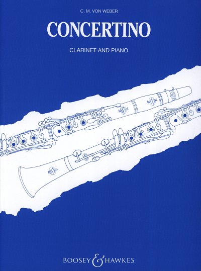C.M. von Weber: Concertino For Clarinet , KlarKlv (KlavpaSt)