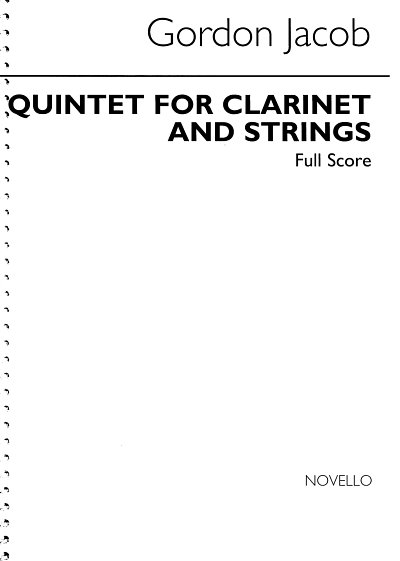 AQ: G. Jacob: Quintet, Klar2VlVaVc (PartSpiral) (B-Ware)