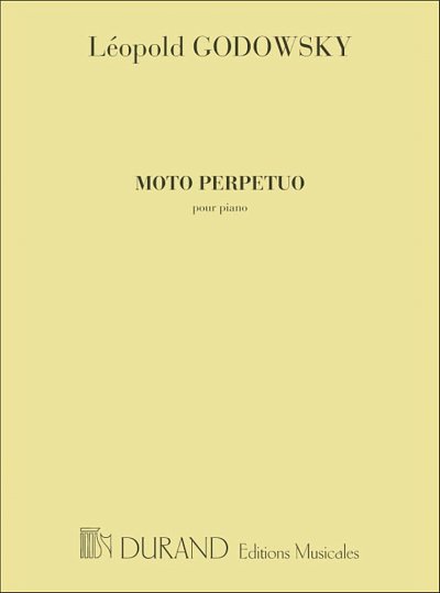L. Godowsky: Moto Perpetuo, Pour Piano , Klav
