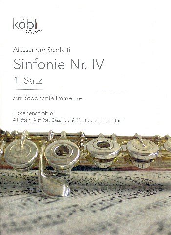 A. Scarlatti: Sinfonie Nr. IV - 1. Satz, 6Fl;Kb (Pa+St)