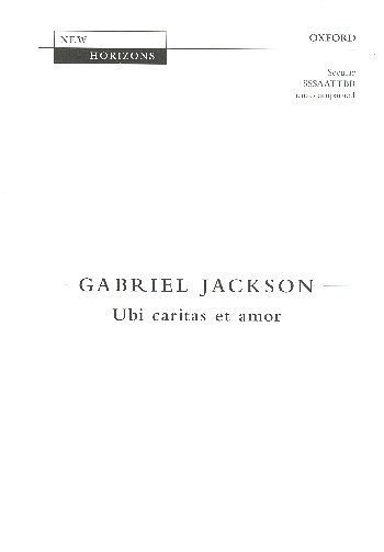 G. Jackson: Ubi Caritas, Ch (Chpa)