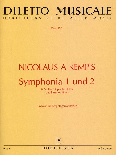 Kempis Nicolaus A.: Symphonia 1 und 2