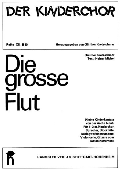 G. Kretzschmar: Die große Flut, KchInstr (Part.)